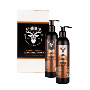 HORDE Szampon do włosów + Żel pod prysznic Smoky Amber 2x 300ml